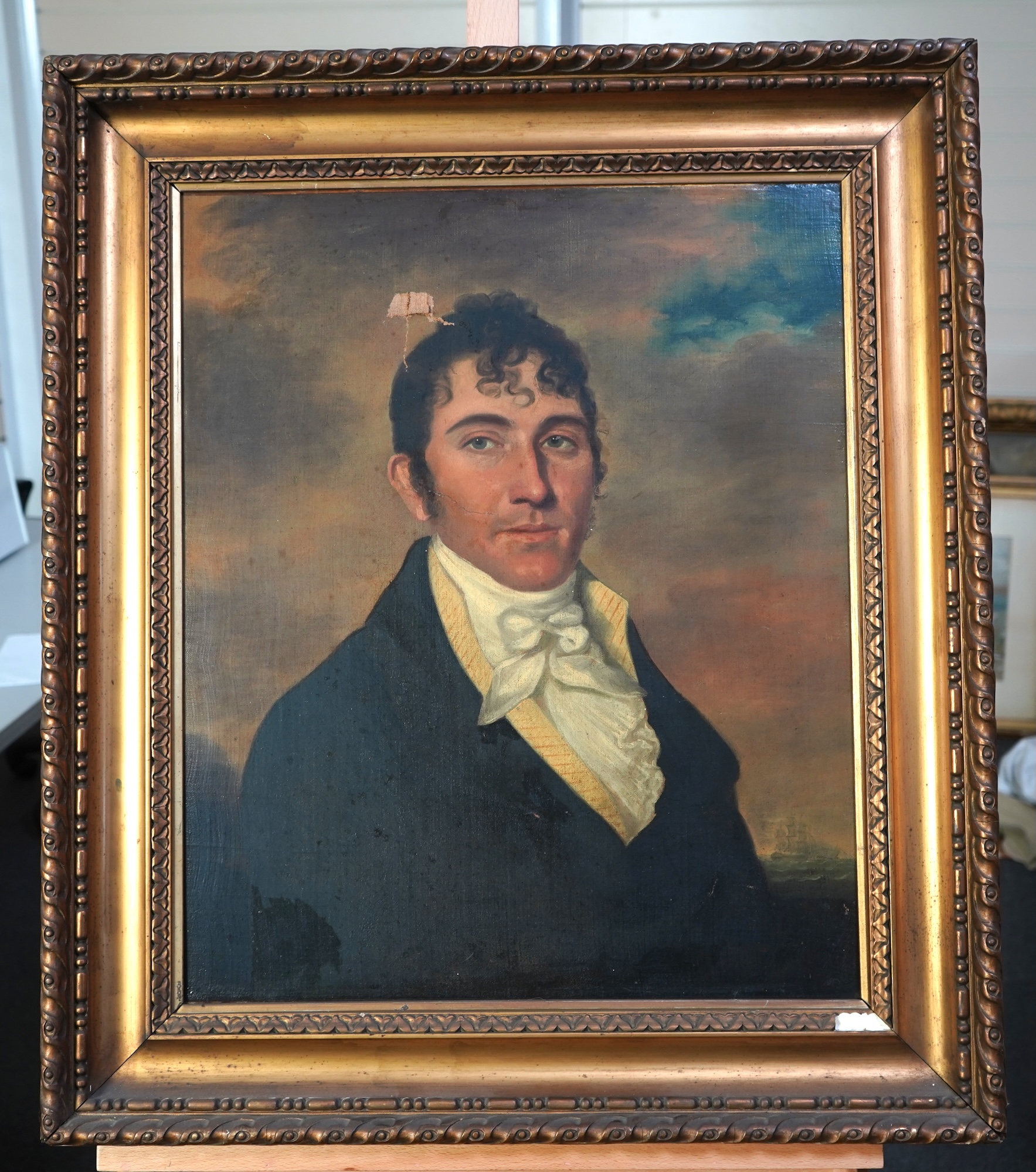 English School, 19th century, 'Captain Baldwin'